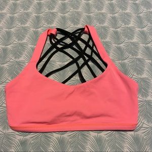 Lululemon Coral Free To Be Wild Bra Size 2